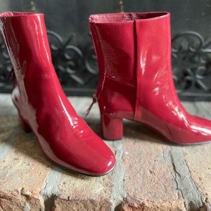 J Crew Red Boots size 7.5